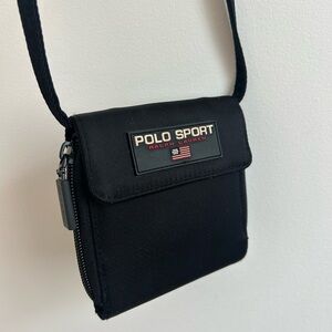 Polo Sport by Ralph Lauren Black Shoulder Pouch